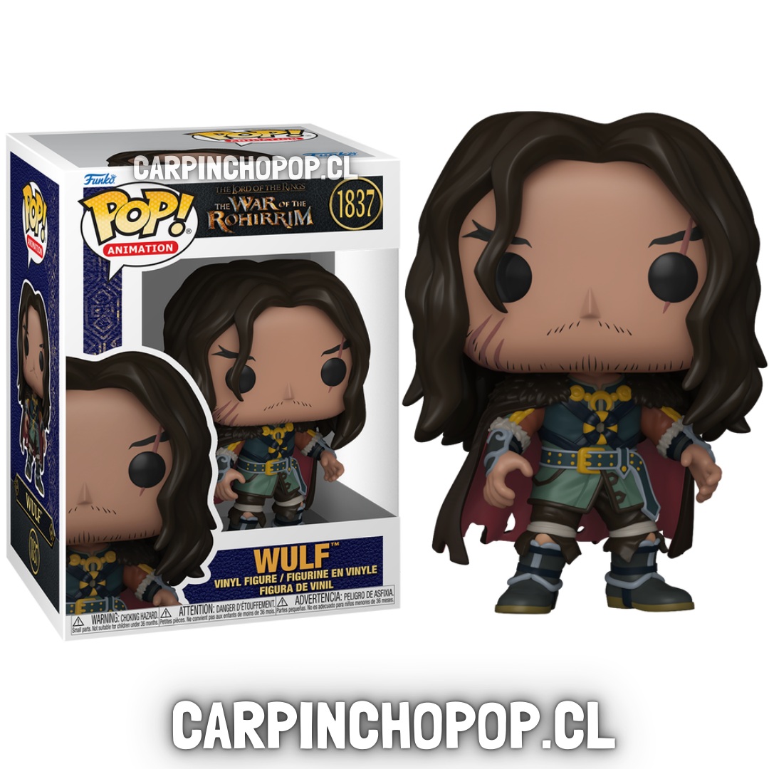 FUNKO POP MOVIES EL SEÑOR DE LOS ANILLOS THE WAR OF THE ROHIRRIM - WULF 1837
