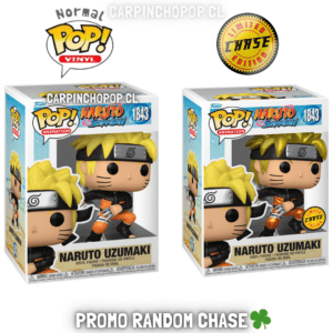FUNKO POP NARUTO - NARUTO UZUMAKI 1843 PROMO RANDOM CHASE