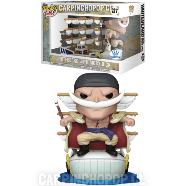 FUNKO POP RIDES ONE PIECE - BARBABLANCA WHITEBEARD WITH MOBY DICK 127