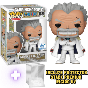 FUNKO POP ONE PIECE - MONKEY D GARP 1850 EXCLUSIVO FUNKOSHOP + PROTECTOR STACK PREMIUM RIGIDO UV