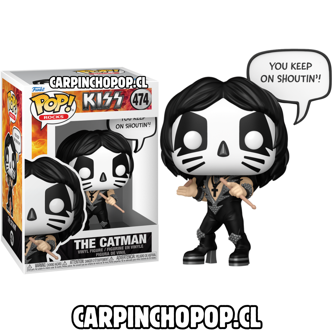 FUNKO POP ROCKS KISS - THE CATMAN 474 - CarpinchoPop