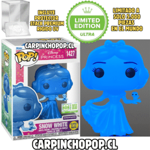 FUNKO POP DISNEY PRINCESAS BLANCA NIEVES - SNOW WHITE GLOWS IN THE DARK 1427 EXCLUSIVO LIMITED ULTRA 5.000 PIEZAS EN EL MUNDO + PROTECTOR STACK PREMIUM