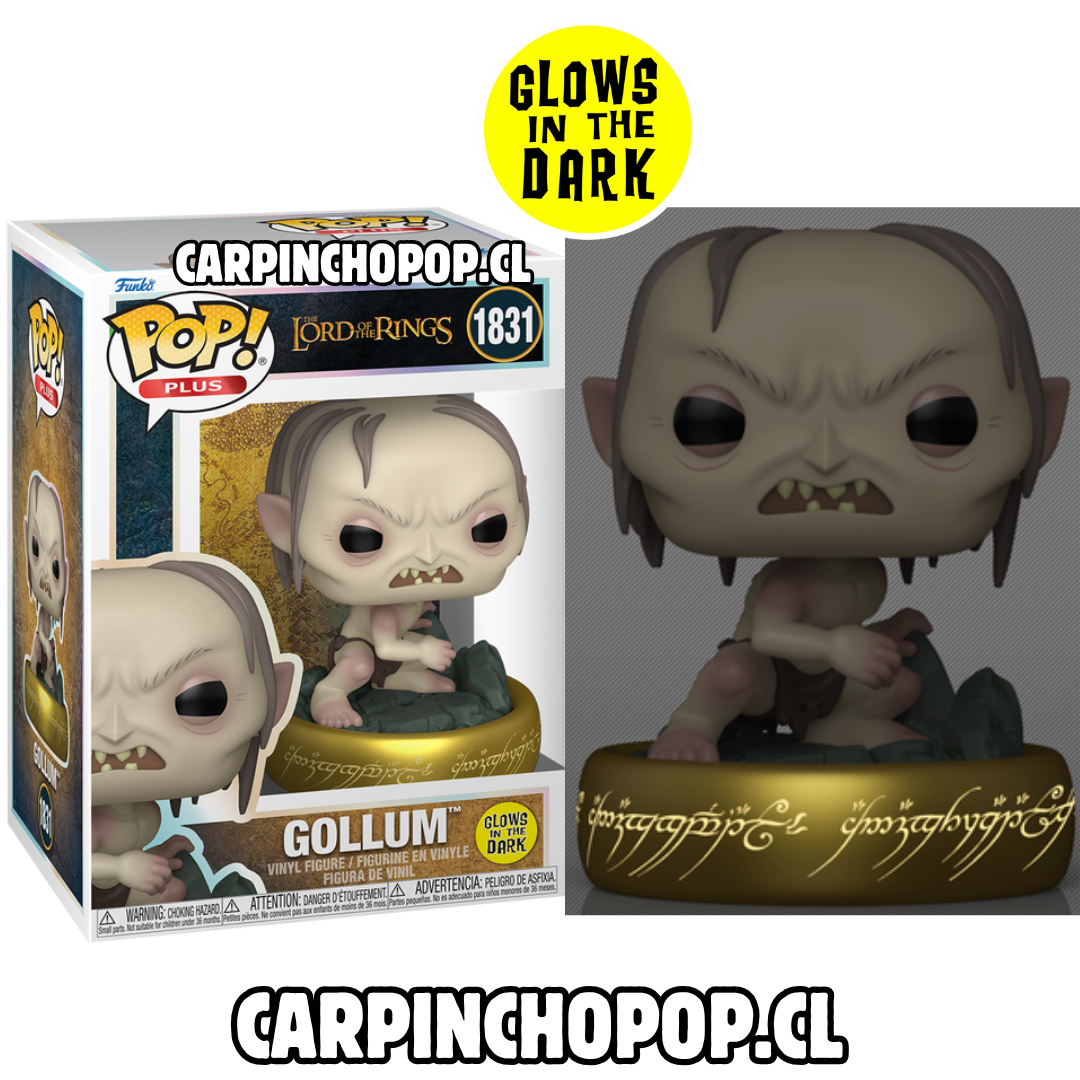 FUNKO POP PLUS MOVIES LOTR EL SEÑOR DE LOS ANILLOS - GOLLUM GLOWS IN THE DARK 1831