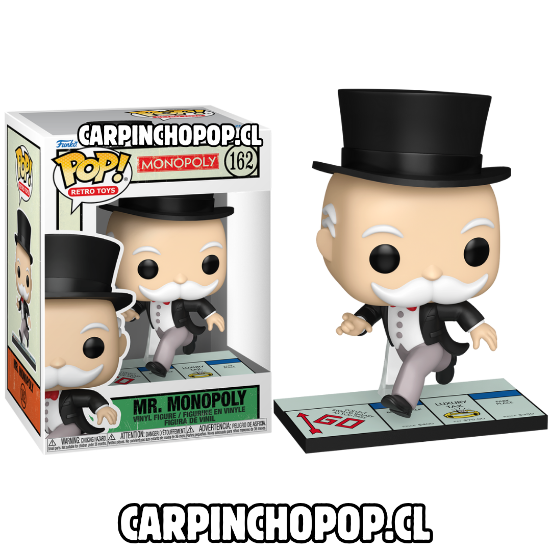 FUNKO POP RETRO TOYS MONOPOLY - MR MONOPOLY 162