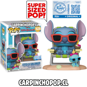 FUNKO POP PREMIUM DISNEY LILO Y STITCH - STITCH IN SUNLOUNGER 1639 EXCLUSIVO