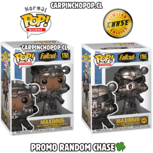 FUNKO POP TV GAMES FALLOUT - MAXIMUS 1765 PROMO RANDOM CHASE (caja dañada)