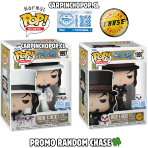FUNKO POP ONE PIECE - ROB LUCCI WITH HATTORI 1997 PROMO RANDOM CHASE