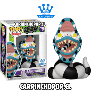 FUNKO POP MOVIES TERROR BEETLEJUICE - SANDWORM 1760 EXCLUSIVO FUNKOSHOP