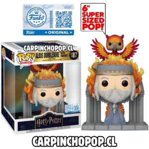 FUNKO POP MOVIES HARRY POTTER - ALBUS DUMBLEDORE WITH FAWKES 187 EXCLUSIVO "6 PULGADAS