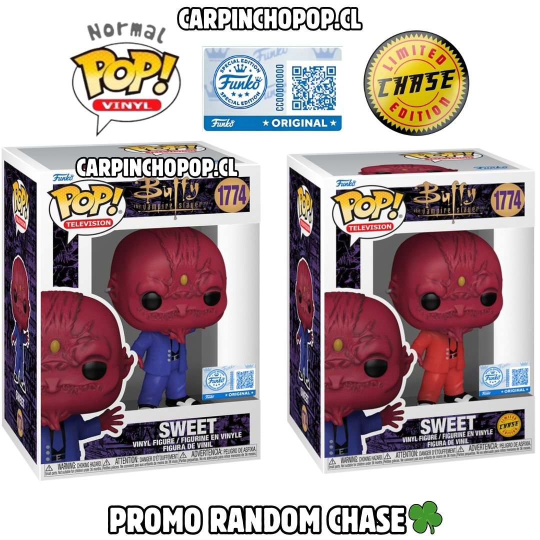 FUNKO POP TV BUFFY LA CAZA VAMPIROS - SWEET 1774 EXCLUSIVO PROMO RANDOM CHASE