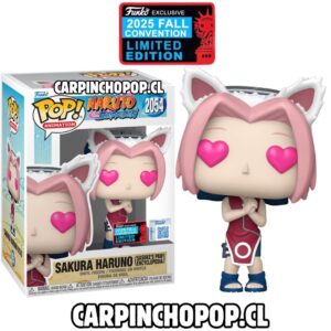 FUNKO POP NARUTO - SAKURA HARUNO SASUKES PAW ENCYCLOPEDIA 2054 EXCLUSIVO NYCC