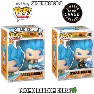 FUNKO POP DRAGON BALL SUPER - SSGSS GOGETA 1866 EXCLUSIVO SPECIAL EDITION PROMO RANDOM CHASE