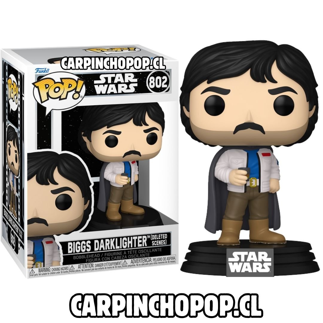 FUNKO POP STAR WARS - BIGGS DARKLIGHTER DELETED SCENES 802