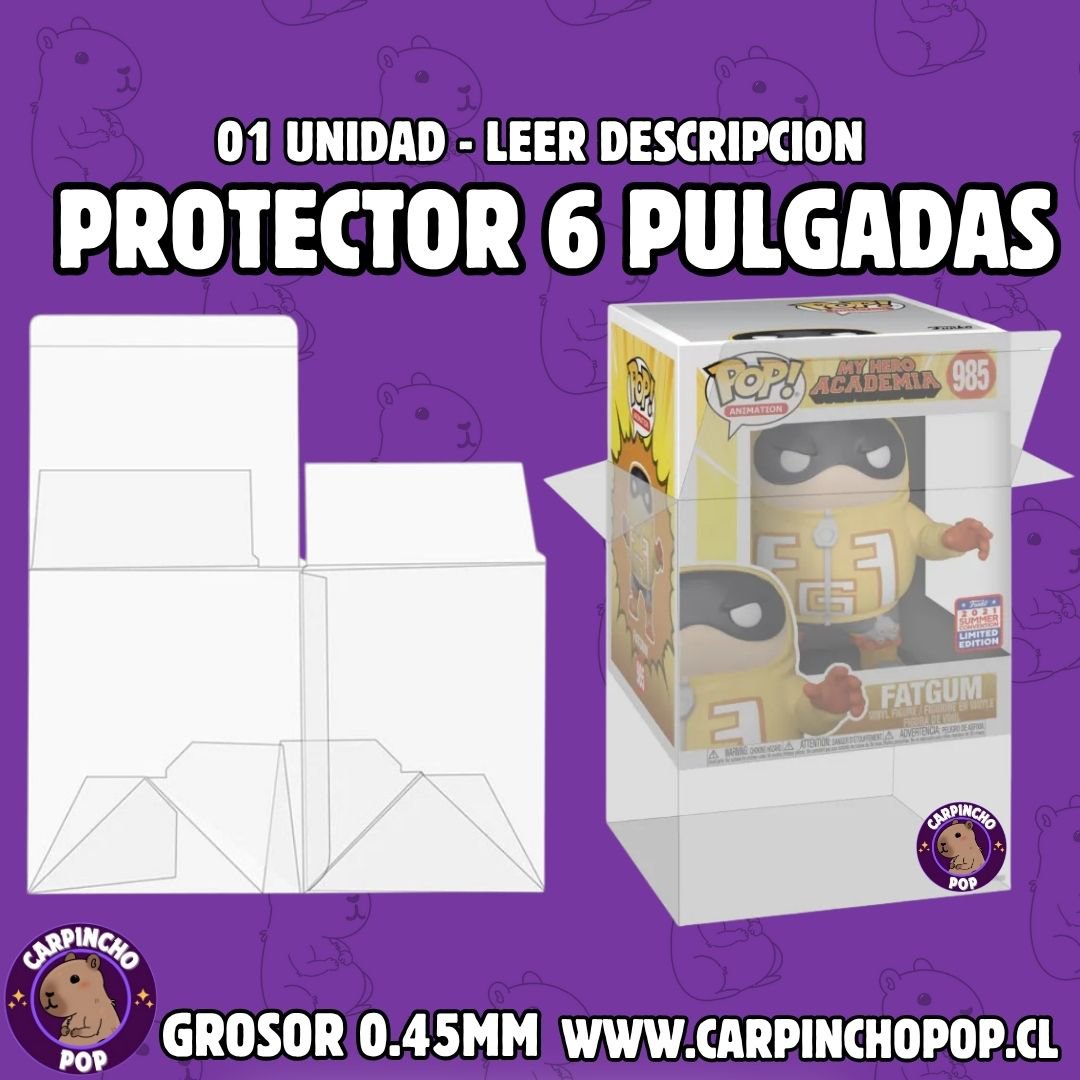 PROTECTOR FUNKO POP 6 PULGADAS GROSOR 0.45MM - Imagen 2