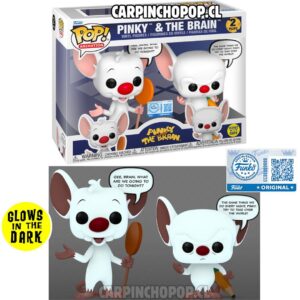 FUNKO POP 2 PACK TV PINKY AND THE BRAIN - PINKY Y CEREBRO GLOWS IN THE DARKS EXCLUSIVO
