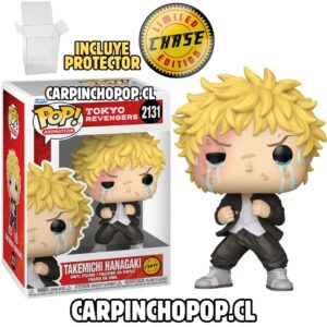 FUNKO POP TOKYO REVENGERS - TAKEMICHI HANAGAKI 2131 LIMITED CHASE EDITION + PROTECTOR DE REGALO