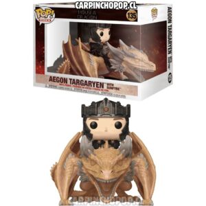 (PREVENTA RESTOCK) FUNKO POP HOUSE OF THE DRAGON - AEGON TARGARYEN WITH SUNFYRE 135 (Finales de JUNIO)