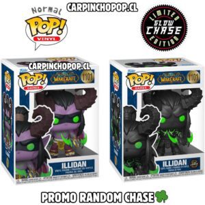 FUNKO POP WORLD OF WARCRAFT WOW - ILLIDAN 1101 PROMO RANDOM CHASE