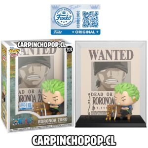 FUNKO POP COVER WANTED ONE PIECE - RORONOA ZORO 2124 EXCLUSIVO