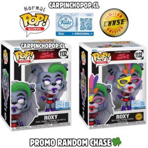 FUNKO POP GAMES FNAF FIVE NIGHTS AT FREDDYS 2 HELP WANTED - ROXY 1132 EXCLUSIVO PROMO RANDOM CHASE