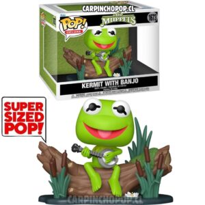 FUNKO POP DELUXE TV LOS MUPPETS - RANA RENE KERMIT WITH BANJO 1673 SUPER SIZED