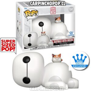 FUNKO POP DISNEY BIG HERO 6 - BAYMAX WITH MOCHI 1541 EXCLUSIVO FUNKOSHOP SUPER SIZED