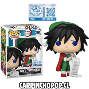 FUNKO POP DEMON SLAYER - GIYU TOMIOKA 2034 EXCLUSIVO NAVIDAD
