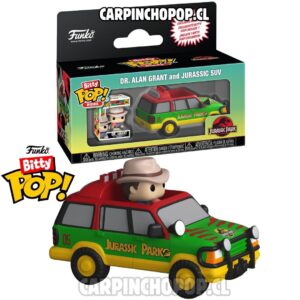 (PREVENTA RESTOCK) FUNKO BITTY POP RIDES JURASSIC PARK - DR ALAN GRANT AND JURASSIC SUV (Mediados de JUNIO)