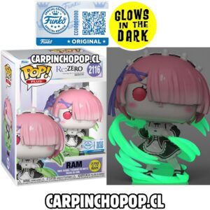 FUNKO POP RE ZERO - RAM 2116 GLOWS IN THE DARK EXCLUSIVO