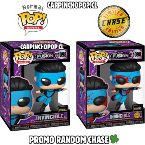 FUNKO POP GAMES  FUSION TV INVINCIBLE - INVINCIBLE 1098 PROMO RANDOM CHASE
