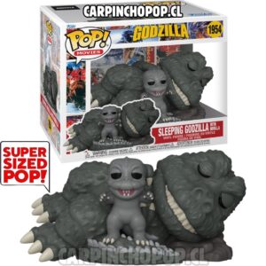 FUNKO POP GODZILLA - SLEEPING GODZILLA WITH MINILLA 1954 SUPER SIZED POP