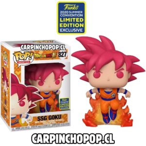 FUNKO POP DRAGON BALL SUPER - SSG GOKU 827 EXCLUSIVO CONVENCION 2020