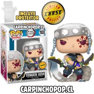 FUNKO POP DEMON SLAYER - TENGEN UZUI 1533 LIMITED CHASE EDITION + PROTECTOR DE REGALO