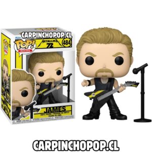 (PREVENTA RESTOCK) FUNKO POP ROCKS METALLICA - JAMES 484 (Inicios de JULIO)