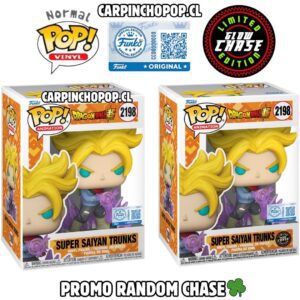 FUNKO POP DRAGON BALL SUPER - SUPER SAIYAN TRUNKS 2198 PROMO RANDOM CHASE