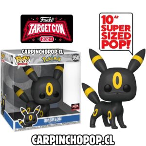 FUNKO POP JUMBO POKEMON - UMBREON 950 EXCLUSIVO TARGETCON "10 PULGADAS (caja dañada)