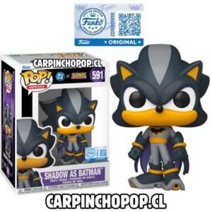FUNKO POP GAMES SONIC - SHADOW AS BATMAN 591 EXCLUSIVO