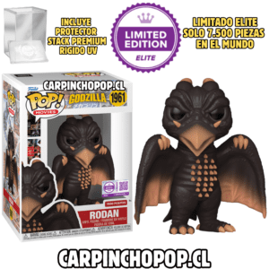 FUNKO POP GODZILLA - RODAN 1961 LIMITADO ELITE SOLO 7.500 PIEZAS EN EL MUNDO + PROTECTOR STACK PREMIUM