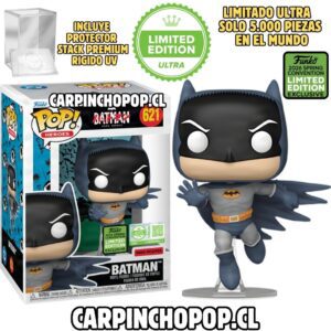 FUNKO POP DC COMICS BATMAN - BATMAN 621 + PROTECTOR STACK PREMIUM EXCLUSIVO ECCC LIMITADO ULTRA 5.000 PIEZAS EN EL MUNDO