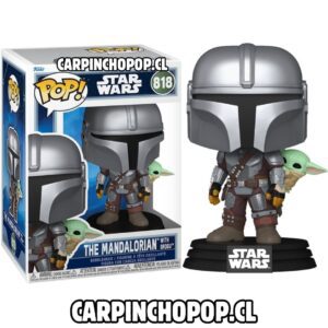 FUNKO POP MOVIES STAR WARS THE MANDALORIAN AND GROGU - THE MANDALORIAN WITH GROGU 818