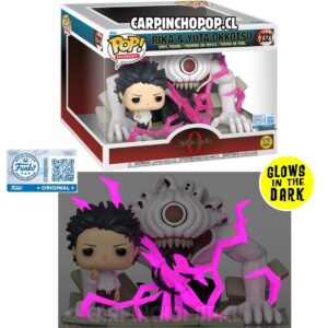 FUNKO POP MOMENT JUJUTSU KAISEN - RIKA Y YUTA OKKOTSU GLOWS IN THE DARK 2321 EXCLUSIVO