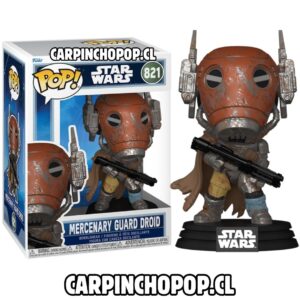 FUNKO POP MOVIES STAR WARS THE MANDALORIAN AND GROGU - MERCENARY GUARD DROID 821