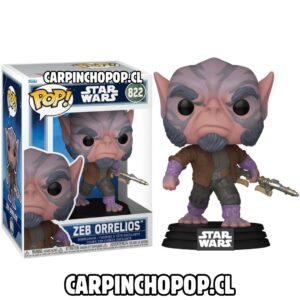FUNKO POP MOVIES STAR WARS THE MANDALORIAN AND GROGU - ZEB ORRELIOS 822