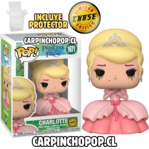 FUNKO POP DISNEY LA PRINCESA Y EL SAPO - CHARLOTTE 1671 LIMITED CHASE EDITION + PROTECTOR DE REGALO