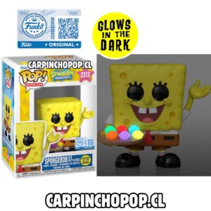 FUNKO POP BOB ESPONJA - SPONGEBOB WITH PRETTY PATTIES 2312 EXCLUSIVO GLOWS IN THE DARK