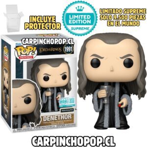 FUNKO POP MOVIES LOTR EL SEÑOR DE LOS ANILLOS - DENETHOR 1991 LIMITADO SUPREME A 9.500 PIEZAS EN EL MUNDO + PROTECTOR DE REGALO