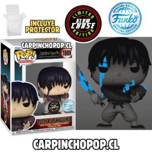 FUNKO POP JUJUTSU KAISEN - TOJI FUSHIGURO 1889 SPECIAL EDITION LIMITED GLOW CHASE EDITION + PROTECTOR DE REGALO