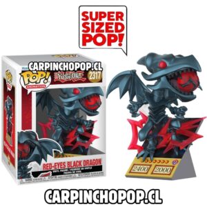 FUNKO POP PREMIUM YUGIOH - RED EYES BLACK DRAGON 2317 SUPER SIZED POP