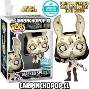 FUNKO POP GAMES BIOSHOCK - MASKED SPLICER 1196 LIMITADO SUPREME 9500 PIEZAS EN EL MUNDO + PROTECTOR DE REGALO