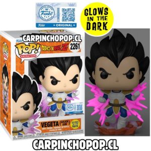 FUNKO POP DRAGON BALL Z - VEGETA GALICK GUN 2261 EXCLUSIVO GLOWS IN THE DARK